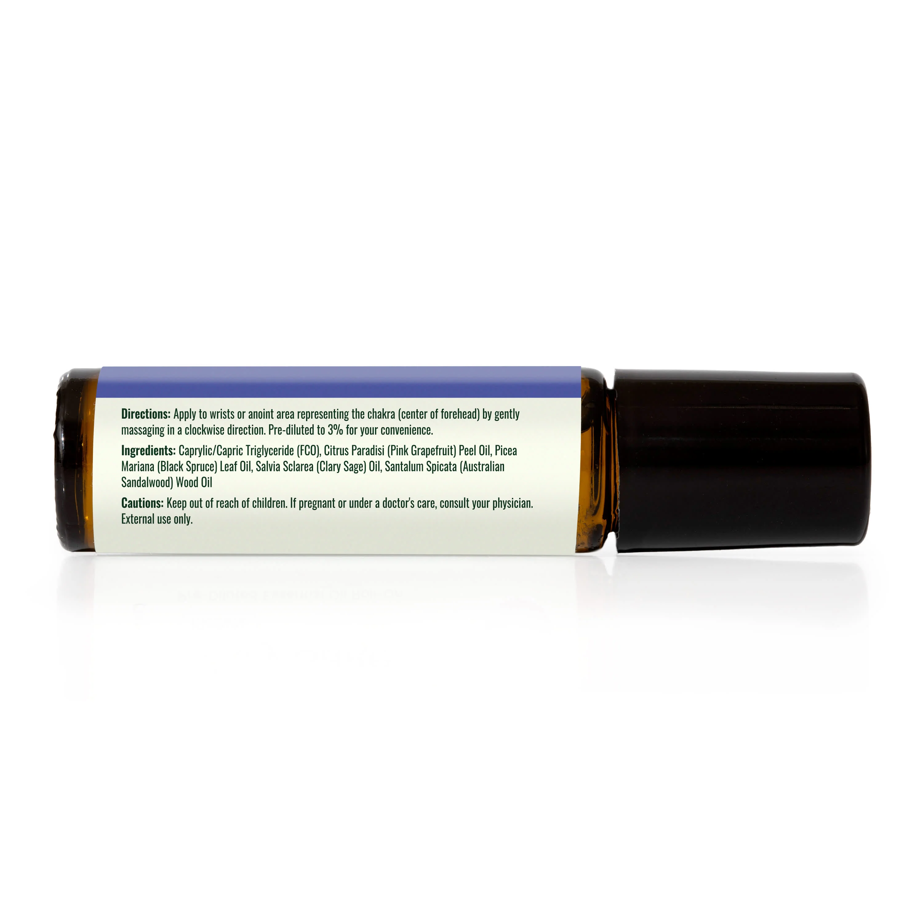 Clear Intuition (Brow Chakra) Pre-Diluted Essential Oil Blend Roll-On 10 mL - Image 10
