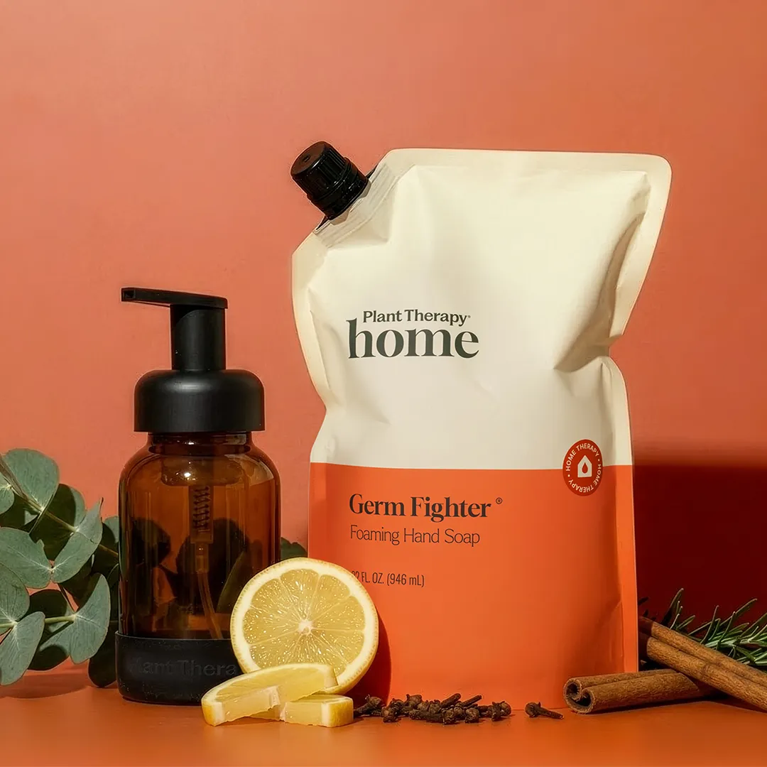 Foaming Hand Soap Duo: Germ Fighter + Foaming Bottle - Image 2
