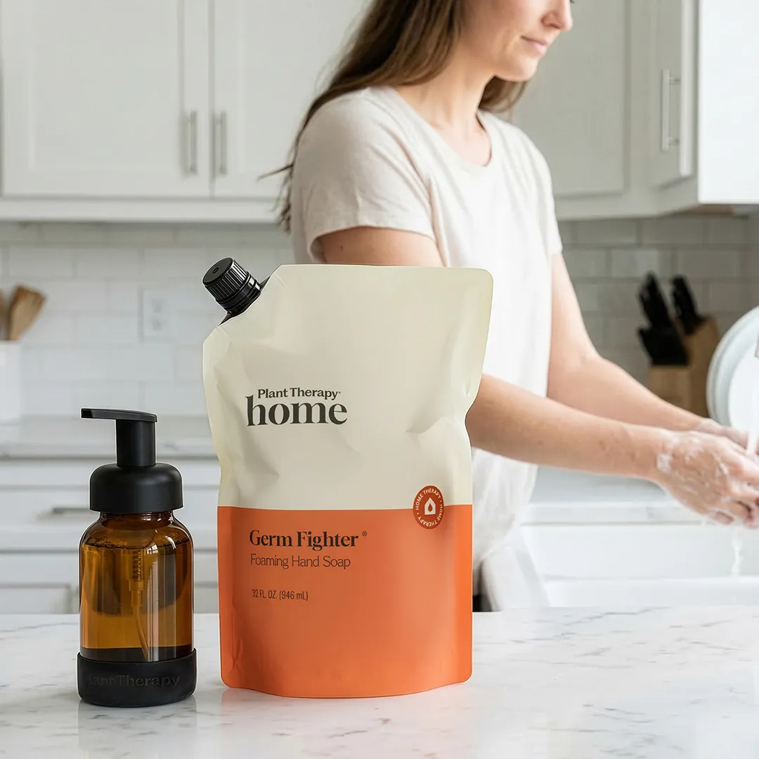 Foaming Hand Soap Duo: Germ Fighter + Foaming Bottle - Image 5