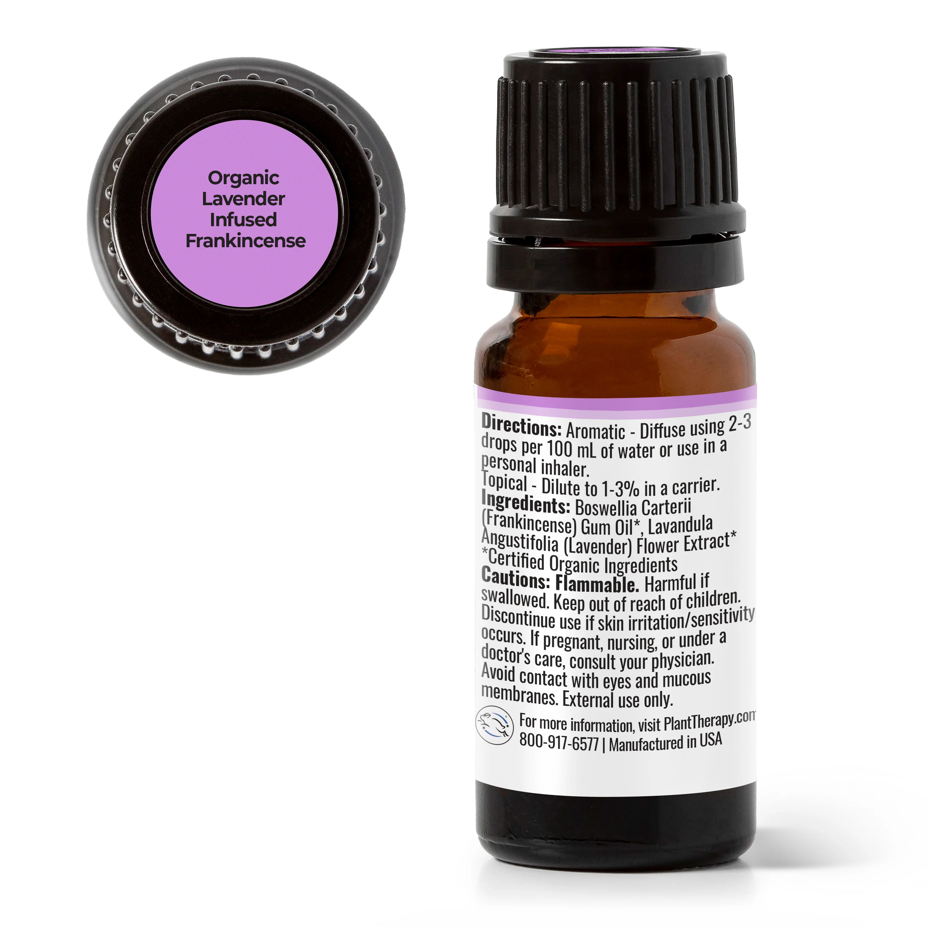 Organic Lavender Infused Frankincense Essential Oil - Image 3