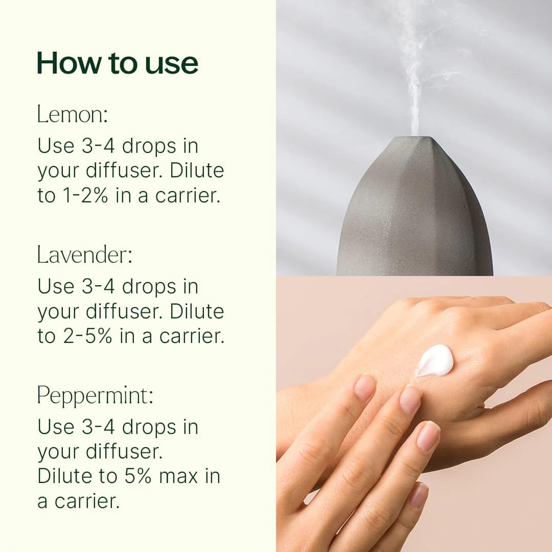Lemon, Lavender and Peppermint Set - Image 3