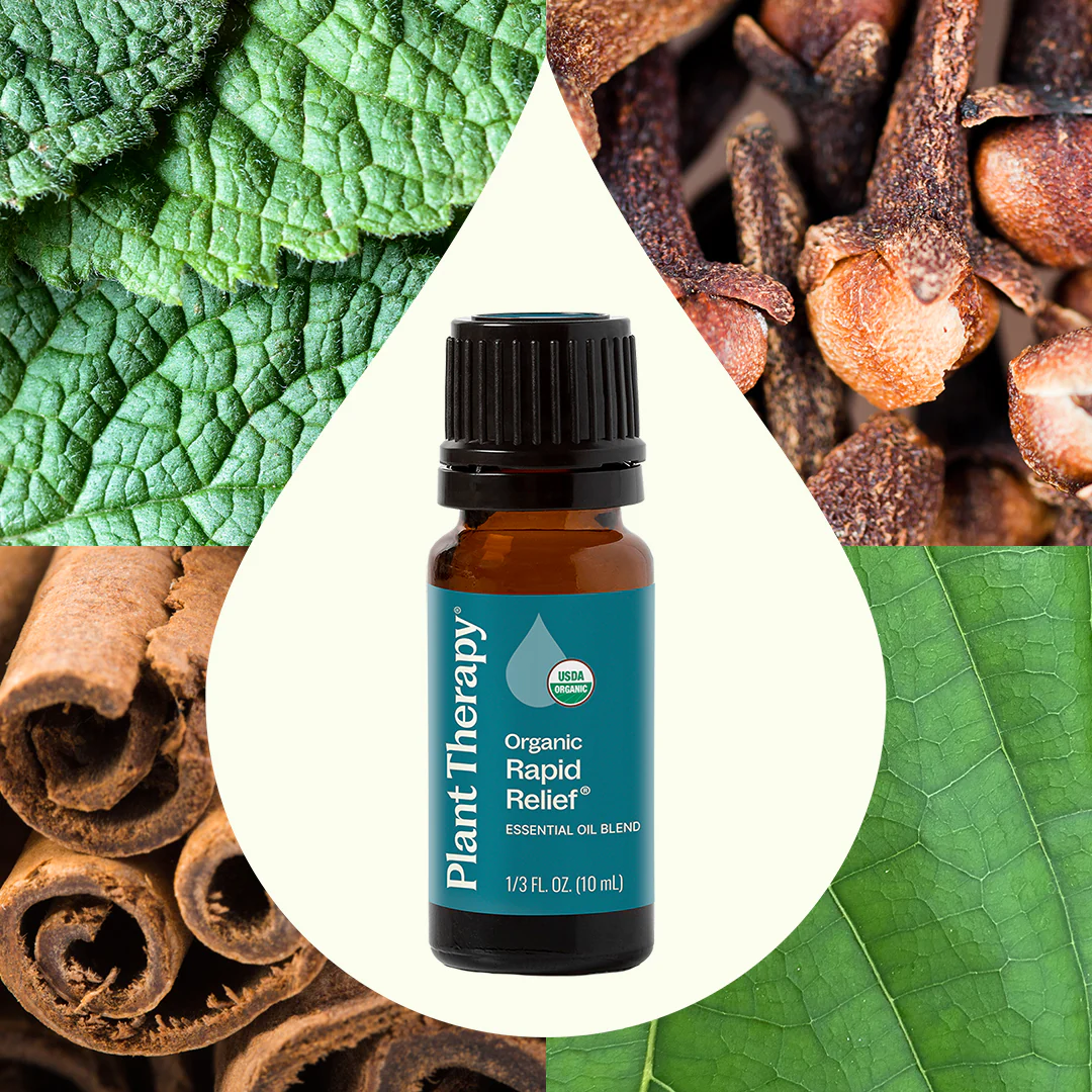 Organic Rapid Relief Essential Oil Blend - Image 2