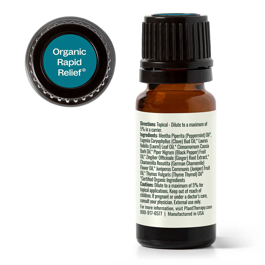 Organic Rapid Relief Essential Oil Blend - Image 8