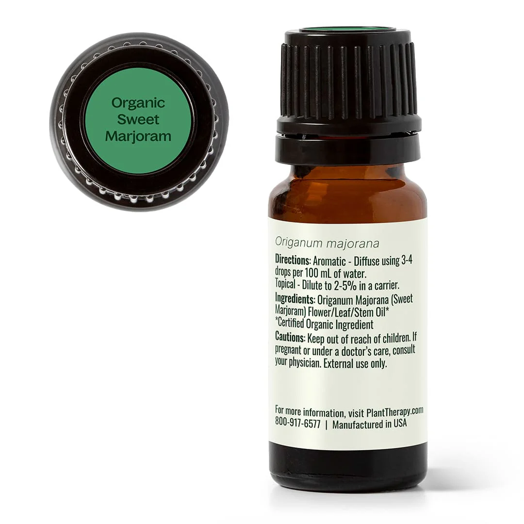 Organic Sweet Marjoram Essential Oil - Image 11