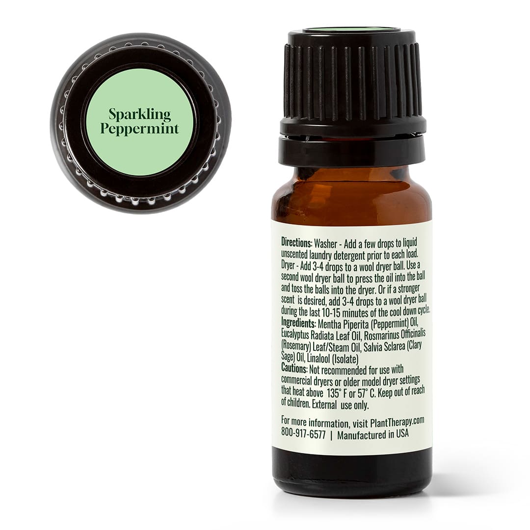 Sparkling Peppermint Laundry Essential Oil Blend - Image 12