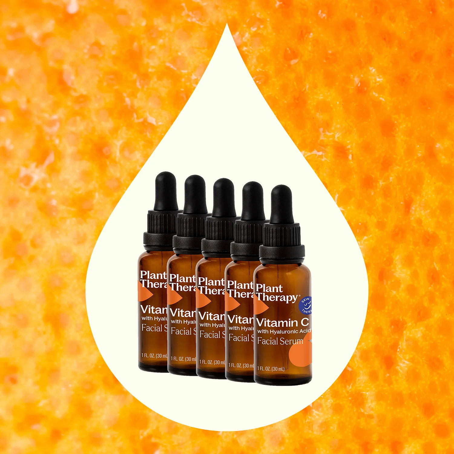 Vitamin C with Hyaluronic Acid Facial Serum 5-Pack - Image 3